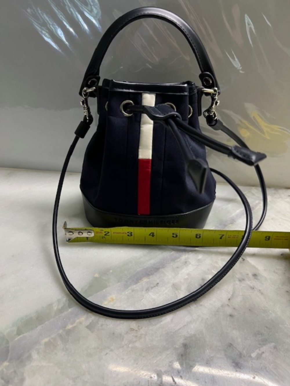 Vintage Tommy Hilfiger Drawstring Mini Bucket Bag - Picture 6 of 8